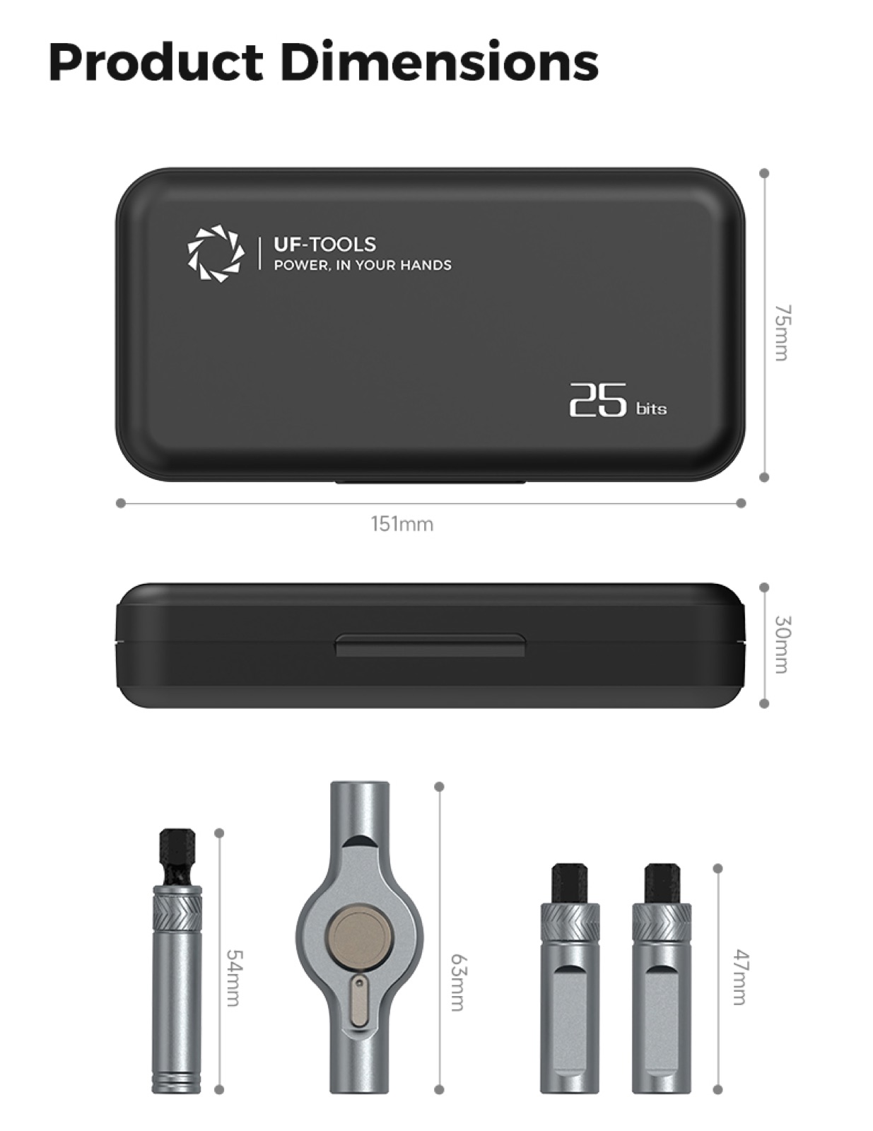 25-in-1 T Handle Ratchet Screwdriver Set detail 09