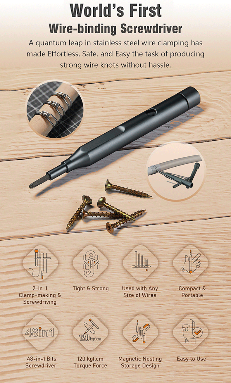 世界首创软管夹工具绕线工具螺丝刀套装