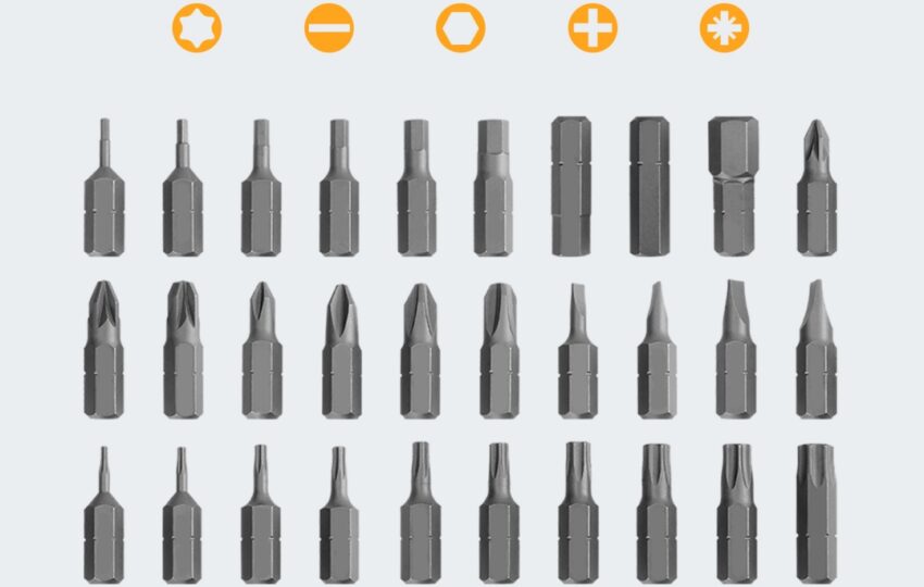 Bits de chave de fenda