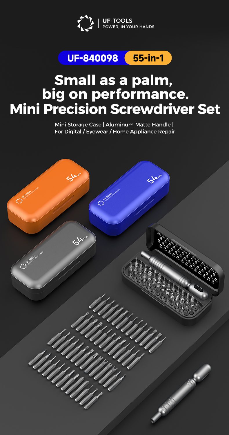 UF-840098 55-in-1 precision screwdriver set detail 01