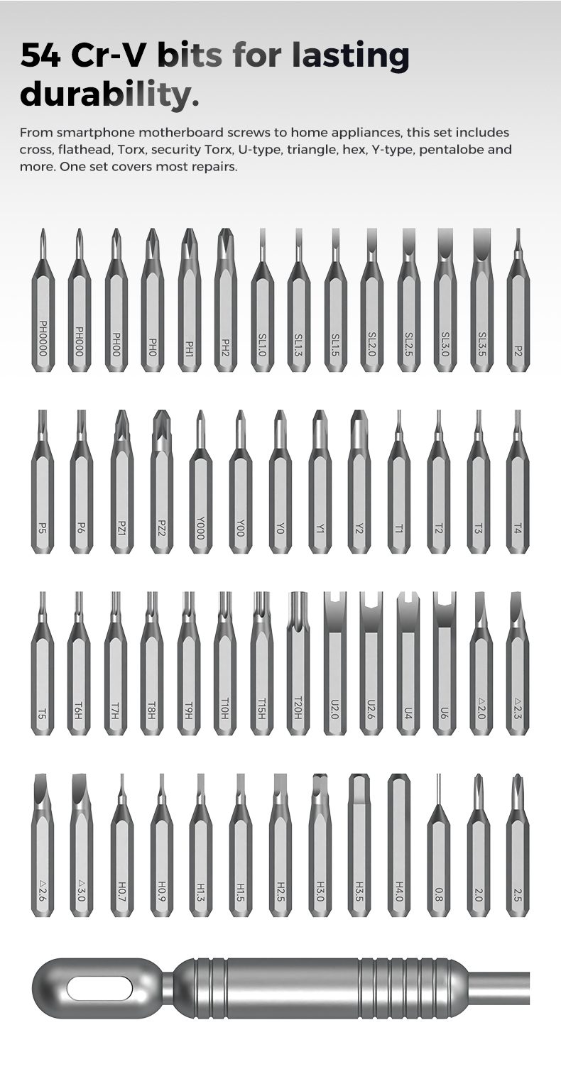 UF-840098 55-in-1 precision screwdriver set detail 05