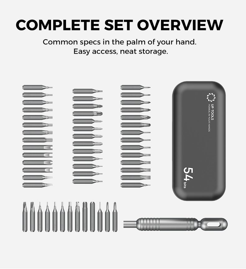 UF-840098 55-in-1 precision screwdriver set detail 09